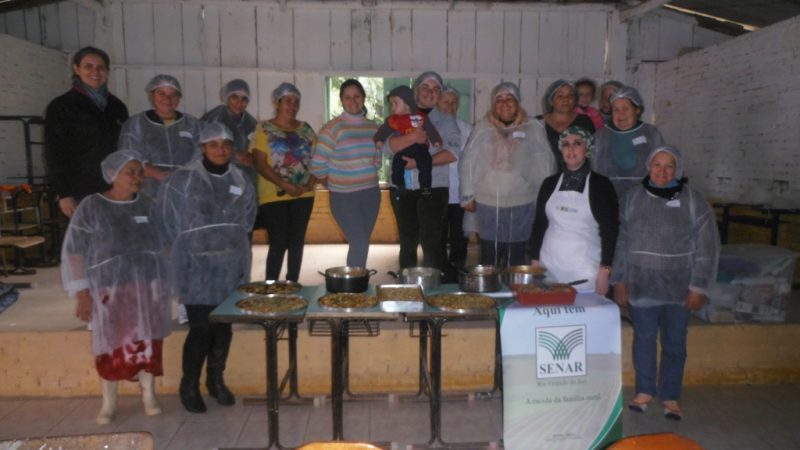 Comunidade de Linha Secção D Alta beneficiada com Curso de Panificação